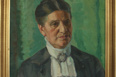 Dorthea Hanssen. Maleri: Robert Leepin 1923  (familieeje)